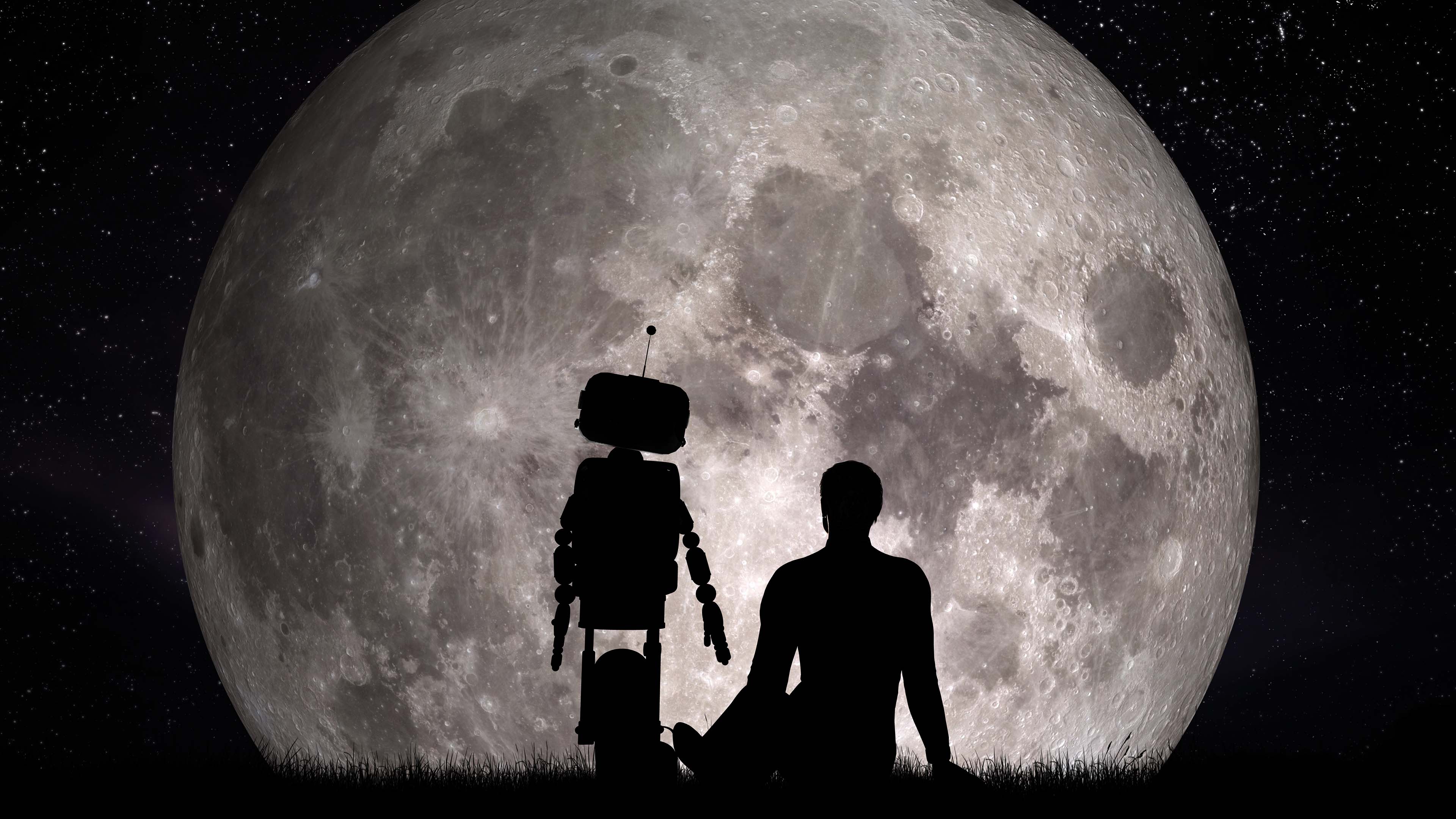 Люди луны какие они. Луна силуэт человека. Человек на Луне. Человек под луной. Человек сидит на Луне.